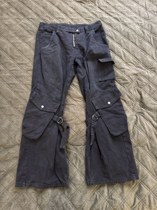 acne studios cargo canvas pants