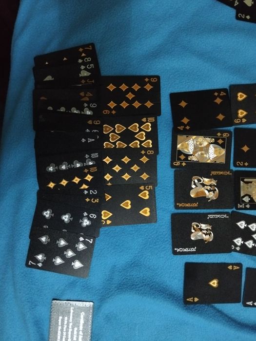 Cartas com 99.9%em ouro