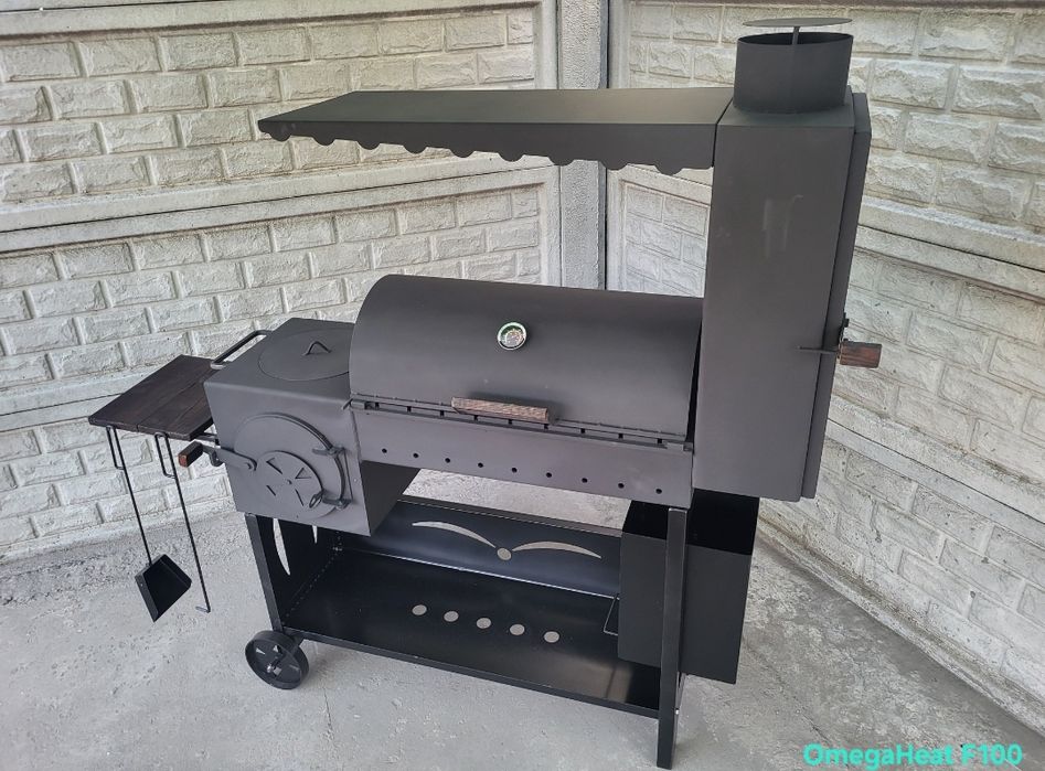 5мм• ХІТ 2025 •Мангал Смокер Коптильня Холодного та Гарячого Копчення