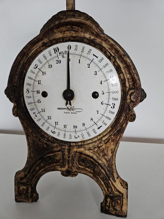 Zabytkowa waga naciskowa Krups Fabrik Marke