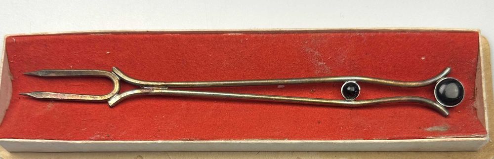 Widelczyk do zakąsek z kamykiem z oryginalnym pudełkiem (5)