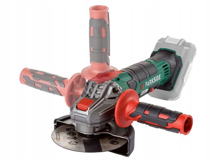 Szlifierka kątowa Parkside PWSA 20-Li D4 Walizka bez baterii