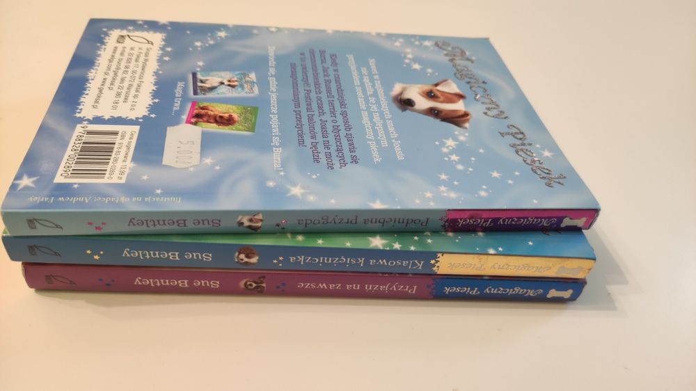 Mały piesek szuka przyjaźń książki dla dzieci psy Sue Bentley zestaw