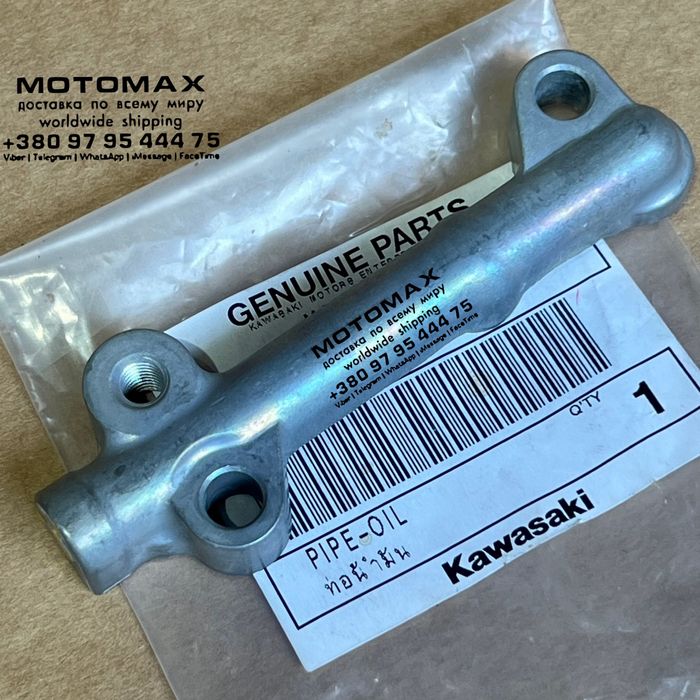 В наличии  Масляный канал Kawasaki ER6 OIL PIPE NINJA VERSYS VULCAN