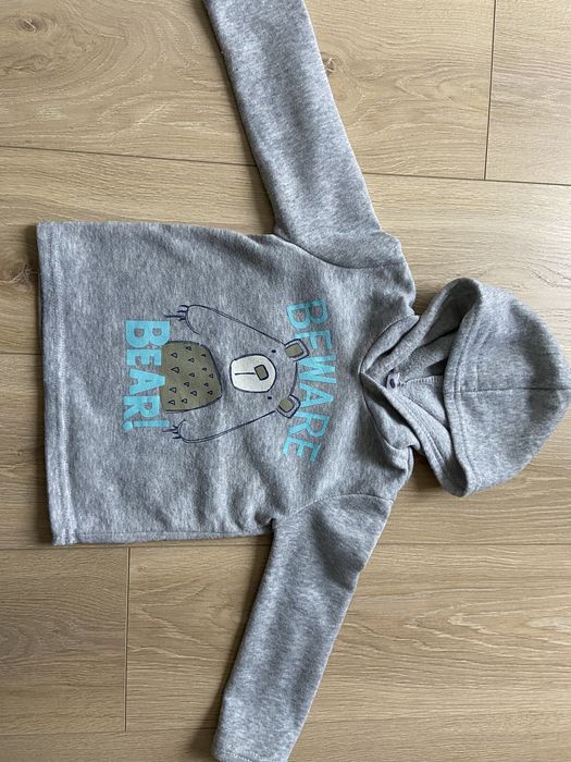 Bluza z kapturem i polar dla chlopca 92
