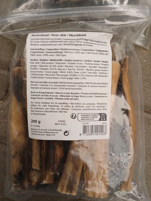 Przekąska dla psa 200g -150g