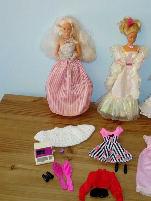 Barbies  80's Cristal, Jewel Secrets, Noiva, Ken, roupas e acessórios