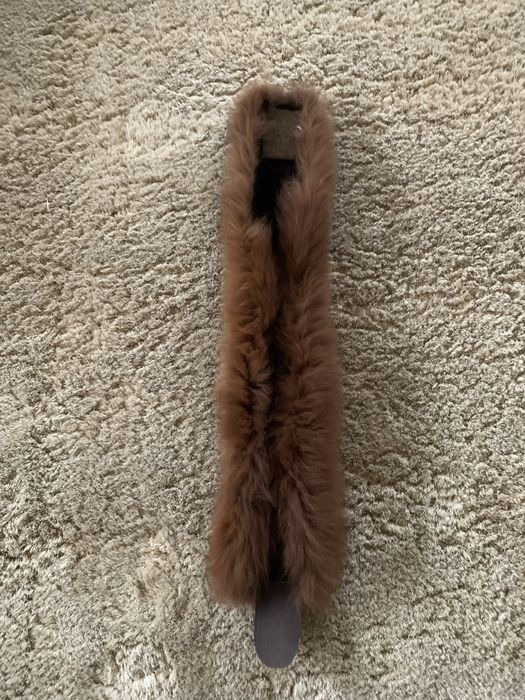 Kołnierz brązowy z lisa