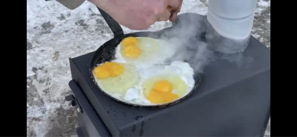 Буржуйка, піч бліндажна, піч на дровах, дровокол, тепло в оселю