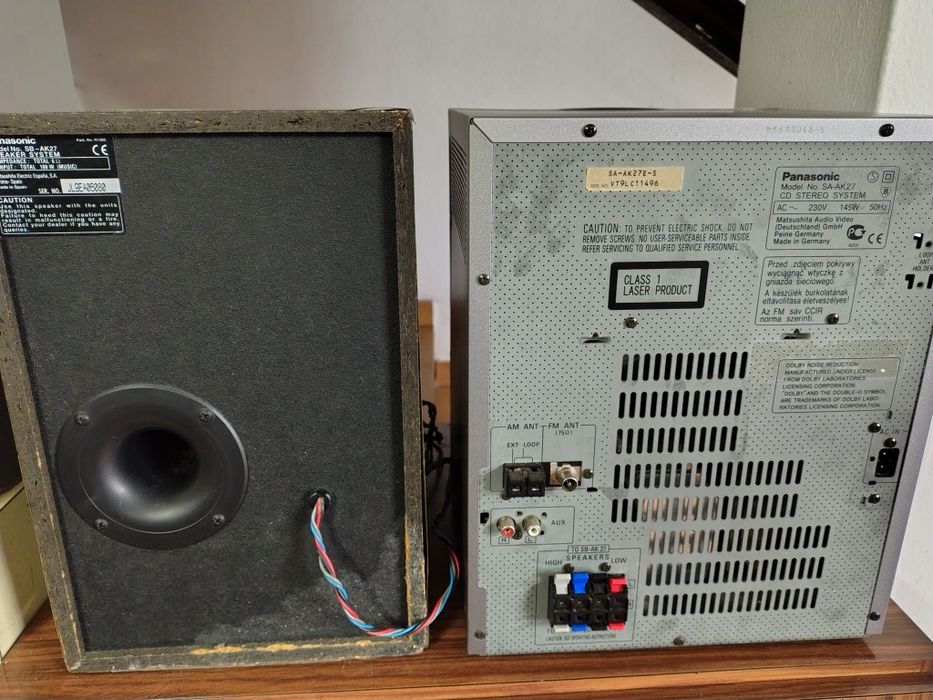 Aparelhagem Panasonic SA ak27 vintage anos 90