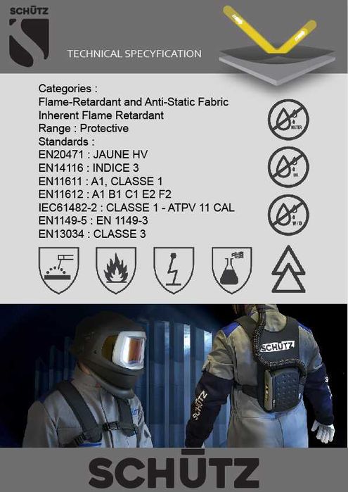 Schutz Uprząż Spawalnicza do 3M Adflo Speedglas