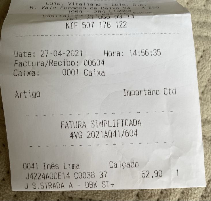 Calçado GEOX novo