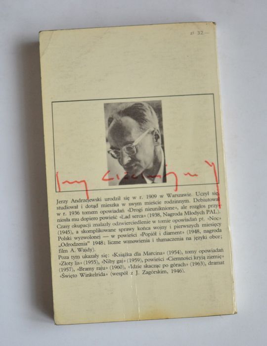 Popiół i diament - J. Andrzejewski