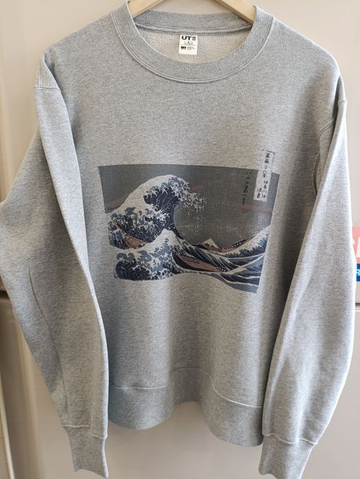 Свитшот Uniqlo L Япония 100% хлопок