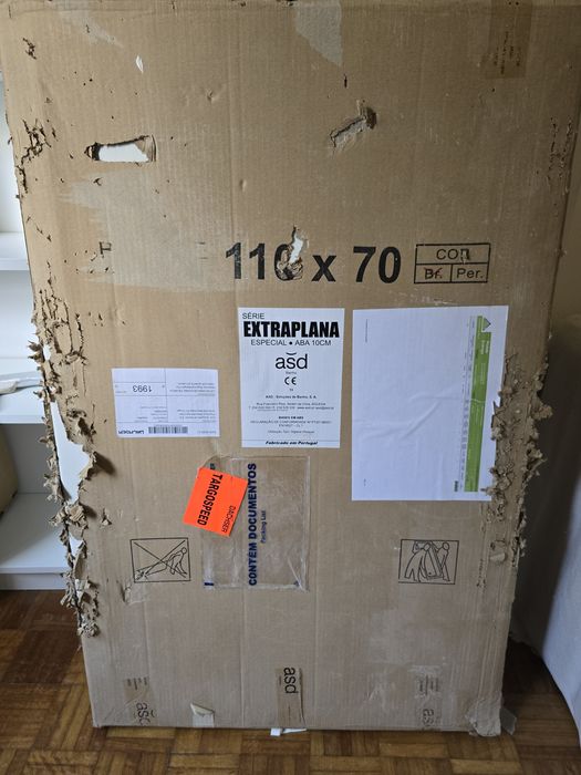 Base de Duche Acrílica 110×70 cm – Nova, Embalada