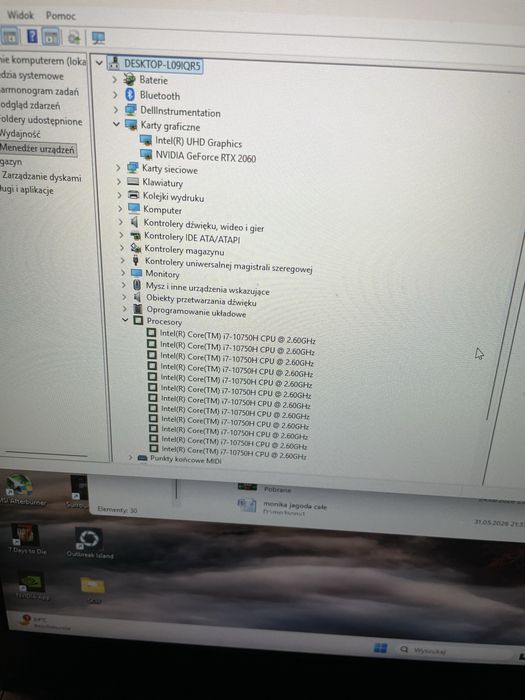 Msi gf65 thin 10ser gamingowy Rtx I7 16gb