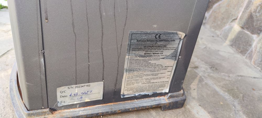 Чавунна сталева буржуйка Blist