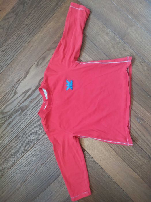 T-shirt bluzka na długi rękaw Armani
