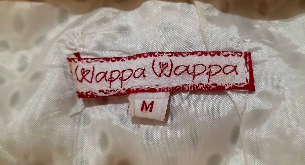 Vestido Branco e Preto Wappa Wappa