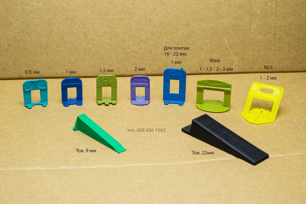 Свп ( 15 п ) для плитки SVP NoVa  500шт.  ( 0,5мм. 1мм. 1,5мм. 2мм. )