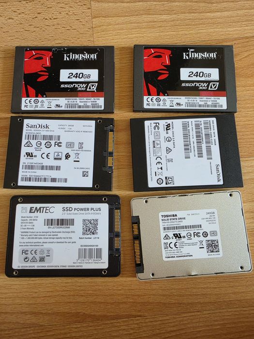 Ssd 240gb диски ссд для ноутбука або системного блока Стан гарний