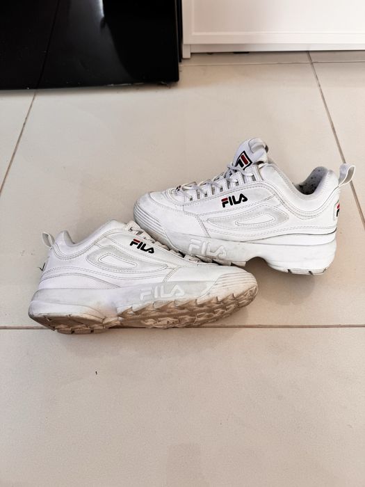 Buty adidasy sneakersy FILA    Biale