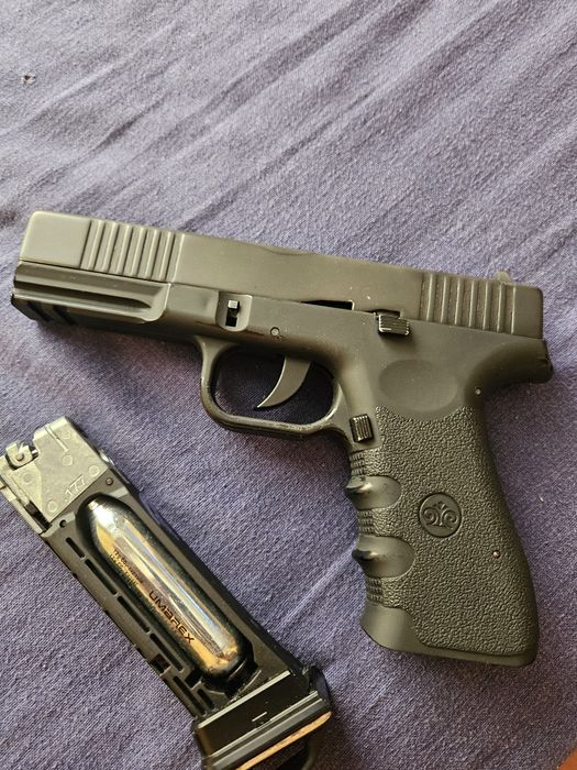 Glock Airsoft CO2 como nova 3 Joules de potência