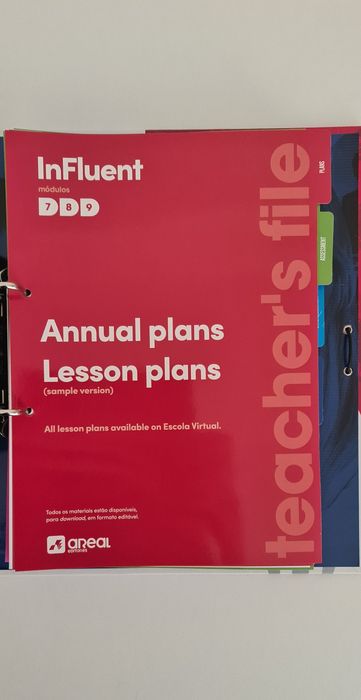 Dossier do professor manual Inglês - InFluent. Novo