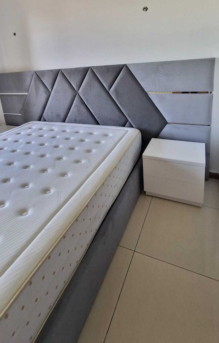 Camas de Casal Estofadas de Luxo 689€ Disp. em Várias Cores! 190x140m!