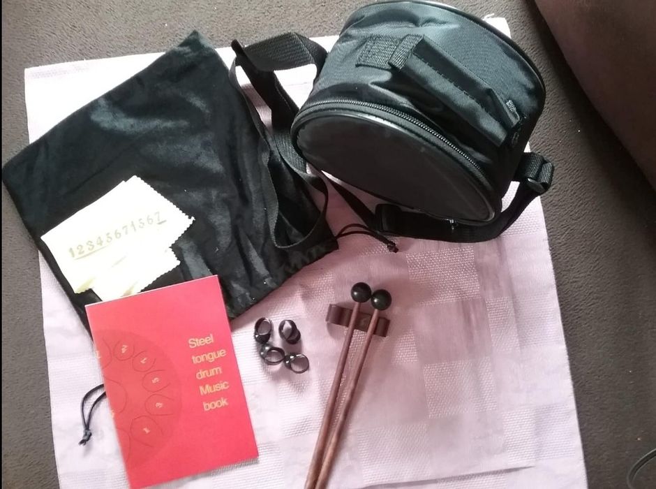 Tongue drum bęben tarczowy ręczny stalowy handpan zestaw steel drum