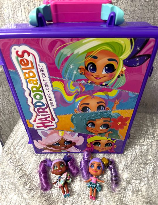 Ляльки Hairdorables та кейс до них