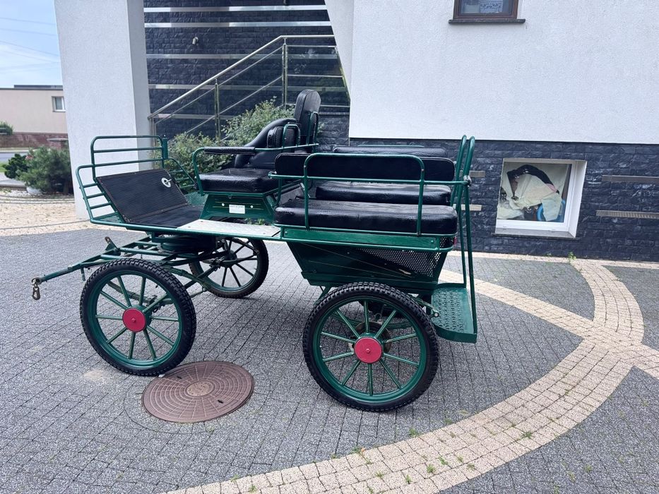 Bryczka Konna Wagonetka Powóz Treningowa