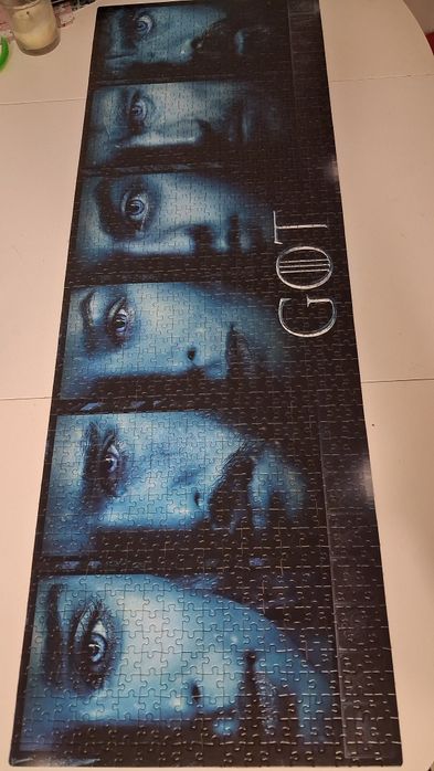 Puzzle panoramiczne 1000 "Gra o Tron" Clementoni
