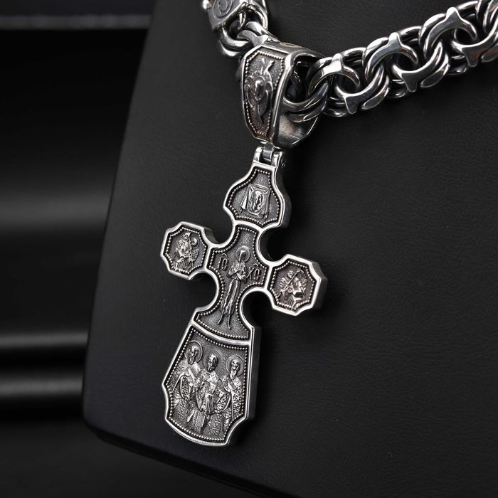 Масивний срібний хрестик 26.4 грама (артикул 04)