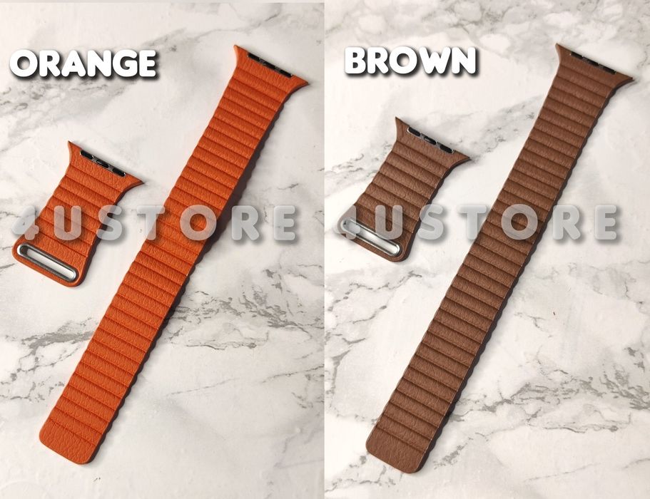 Ремешок Leather Loop Apple Watch кожаный магнитный шкіряний ремінець