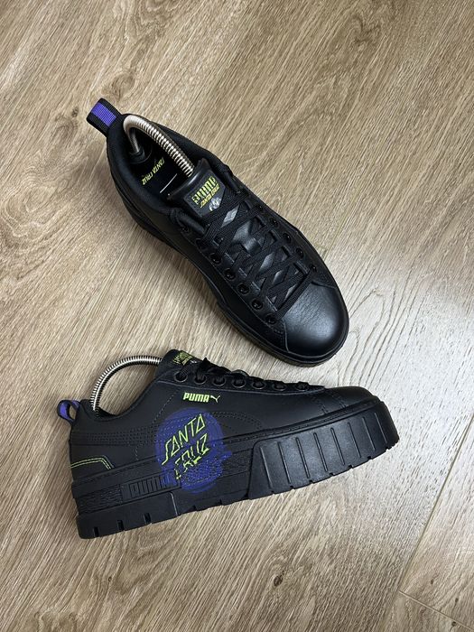 Продам БОМБЕЗНІ жіночі шкіряні кросівки Puma Mayze x Santa Cruz