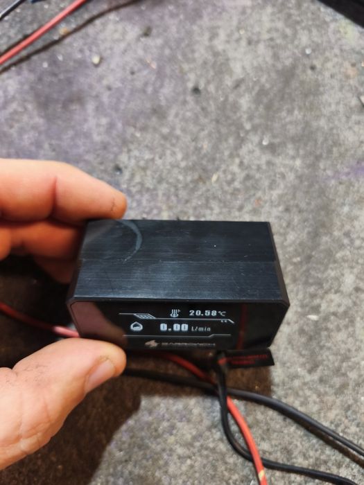 Medidor de temperatura da água do pc