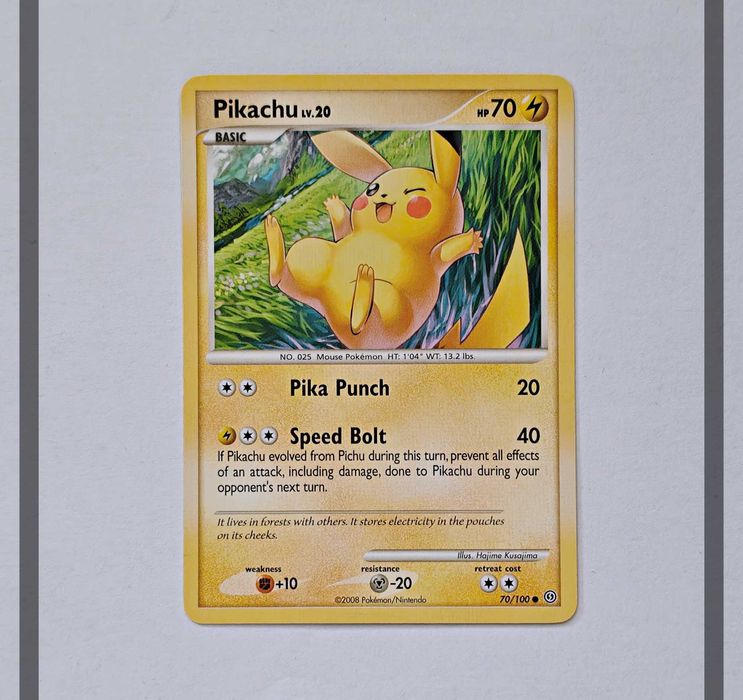 Pikachu lv.20 70/100 STF Pokemon ENG-NM