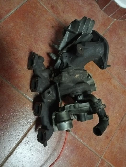 Turbo usado com coletor de escape