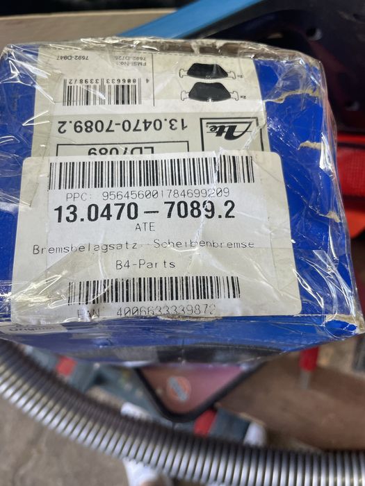 Pastilhas de travao ATE ceramic novas