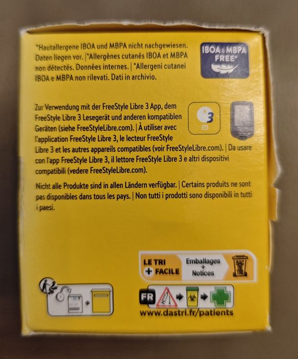 sensor FreeStyle Libre 3 Plus firmy Abbott