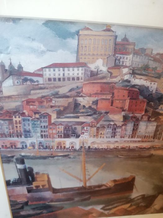 Quadro imagem de zona do Porto