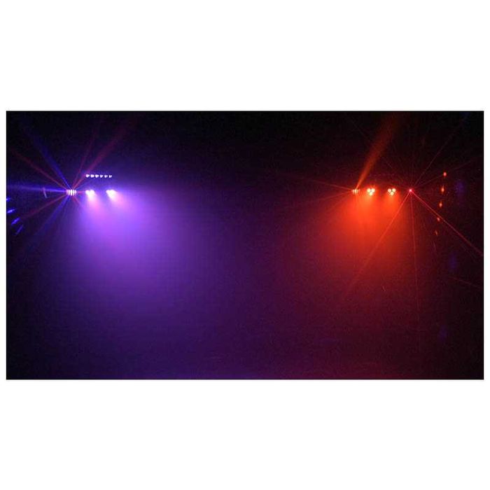 LIGHT4ME belka Laser Stroboskop LED PAR DERBY UV IR efekt dyskotekowy