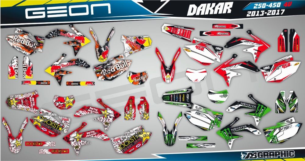 Наклейки Geon X-Road GNS Terrax Kovi PRO Lite Advance GNX Forte CRDX