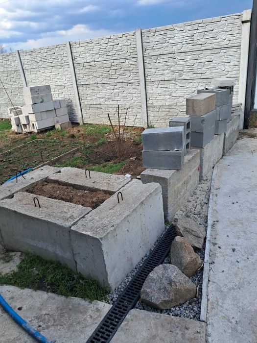 Бетонні блоки, 7 шт