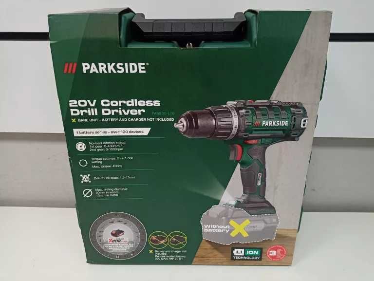 PARKSIDE PABS 20-Li I9 Wiertarko-wkrętarka wkrętarka + walizka