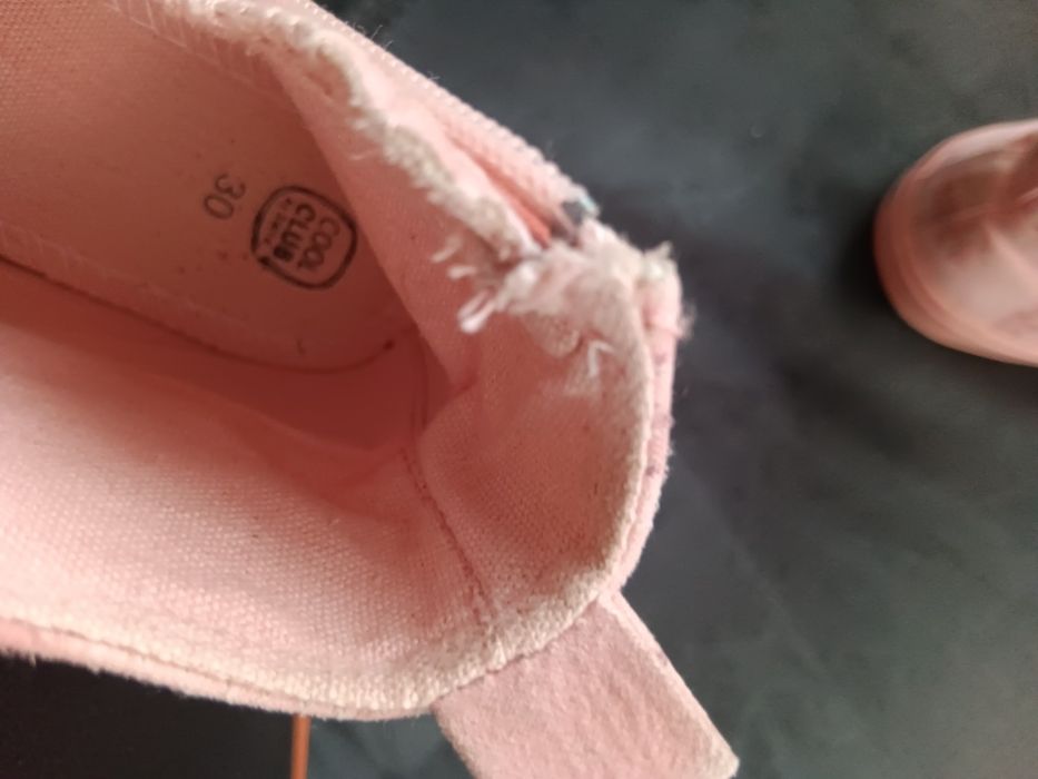 Buty dziewczęce trampki wyższe