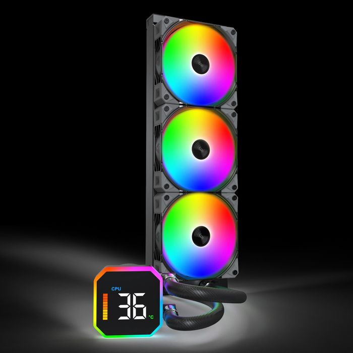 WaterCooler HyperFlow Digital 360mm ARGB – Water Cooler AIO | Como Novo