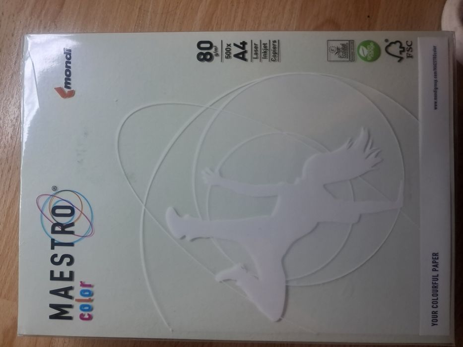 Папір А4 білий, кольоровий