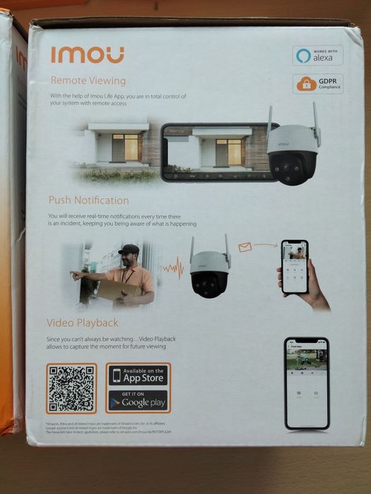 Поворотна Wi-Fi IP відеокамера 4Mp Imou Dahua Cruiser SE+ IPC-S41FEP